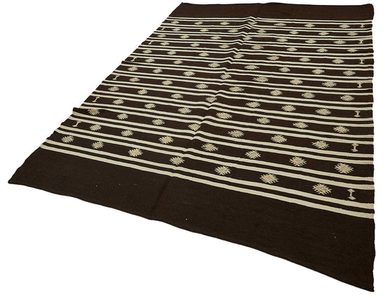 6x10 Vintage Turkish Goat Hair Kilim Rug - 51287