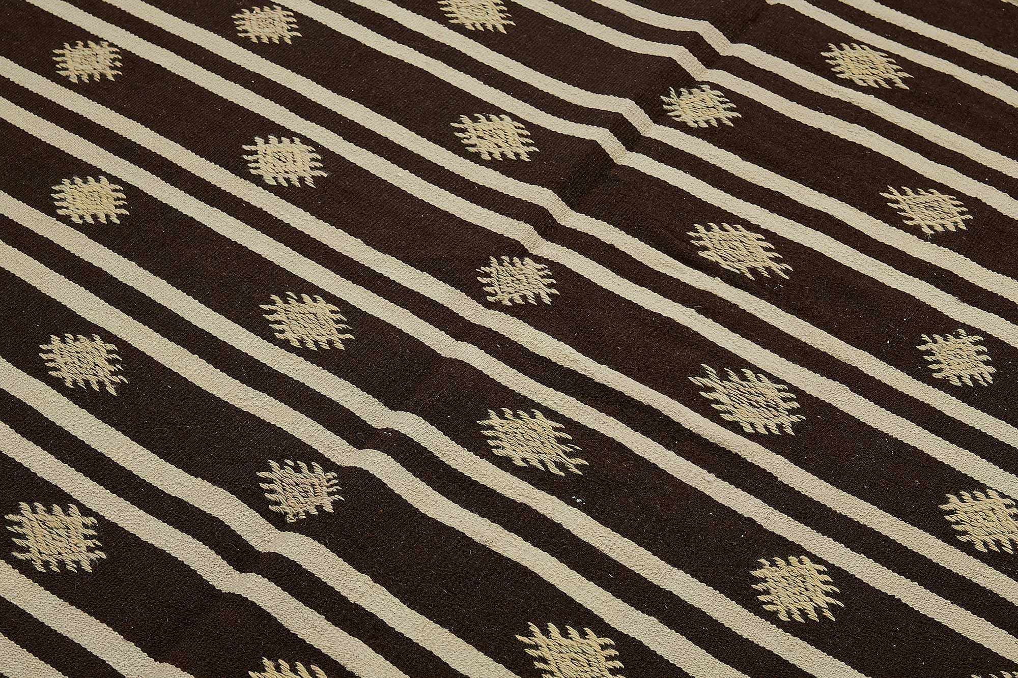6x10 Vintage Turkish Goat Hair Kilim Rug - 51287