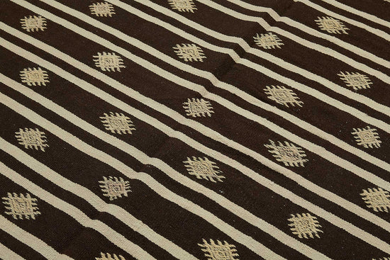6x10 Vintage Turkish Goat Hair Kilim Rug - 51287