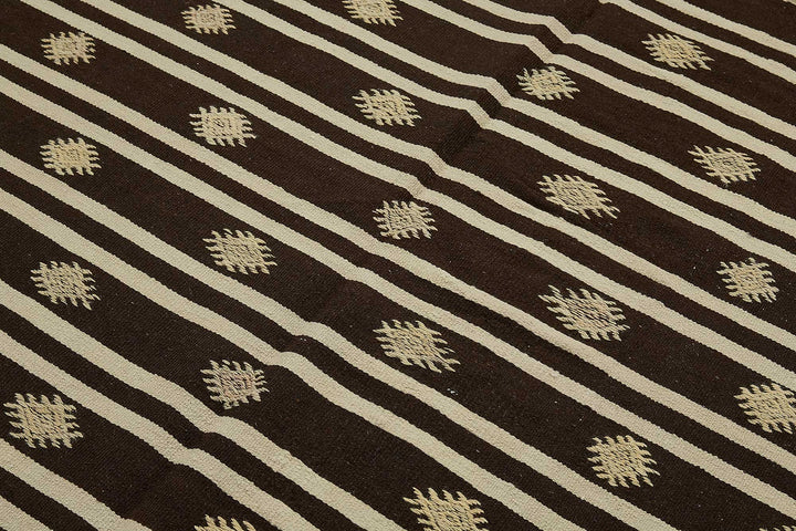 6x10 Vintage Turkish Goat Hair Kilim Rug - 51287