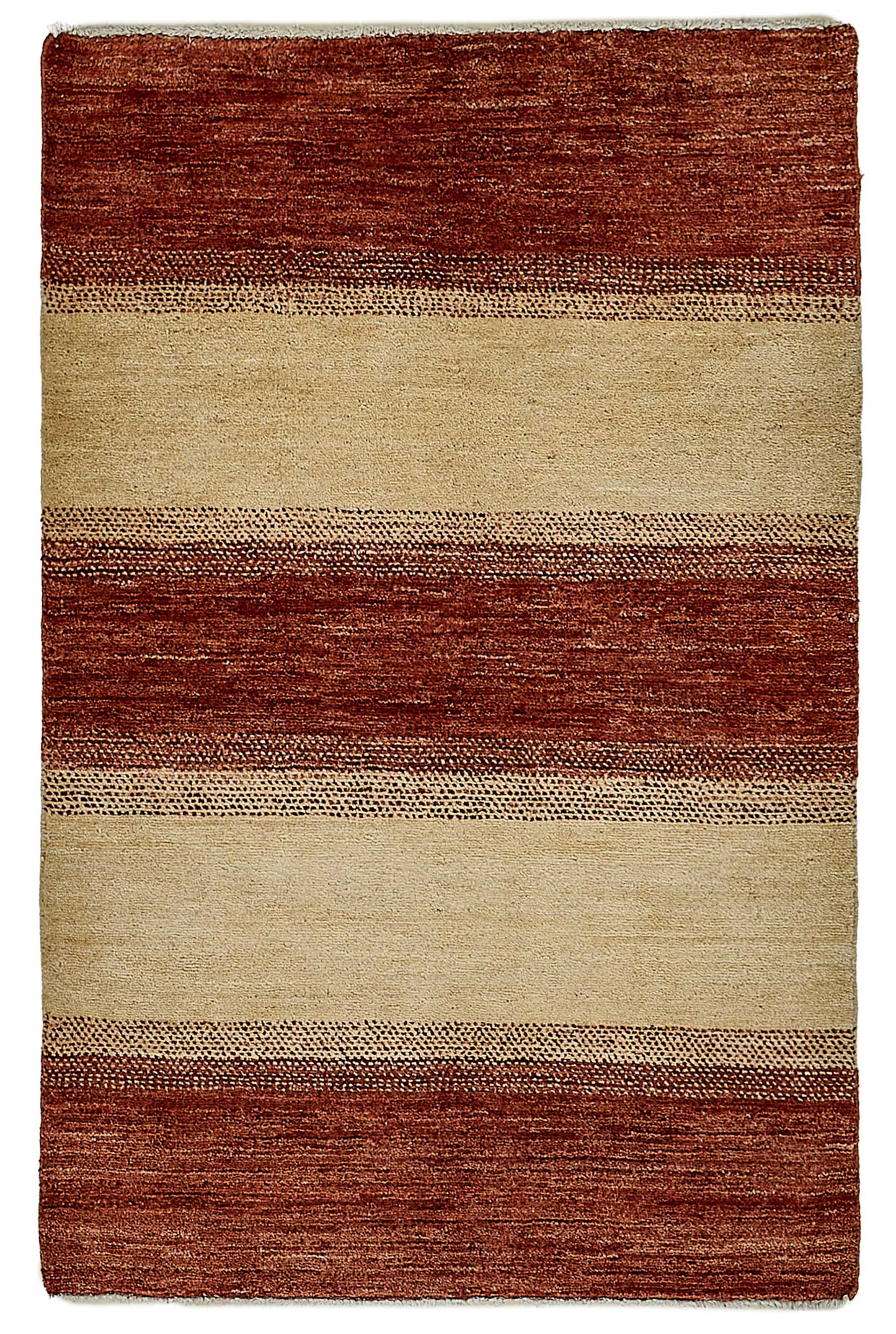 3x4 Red Striped Oushak Rug - 51388