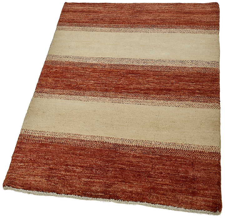 3x4 Red Striped Oushak Rug - 51388