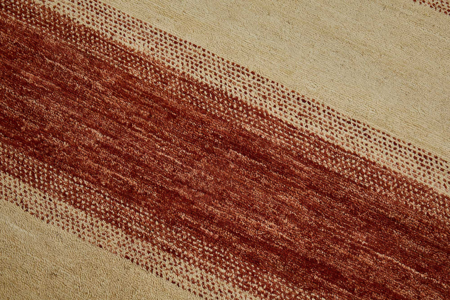 3x4 Red Striped Oushak Rug - 51388