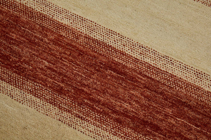 3x4 Red Striped Oushak Rug - 51388