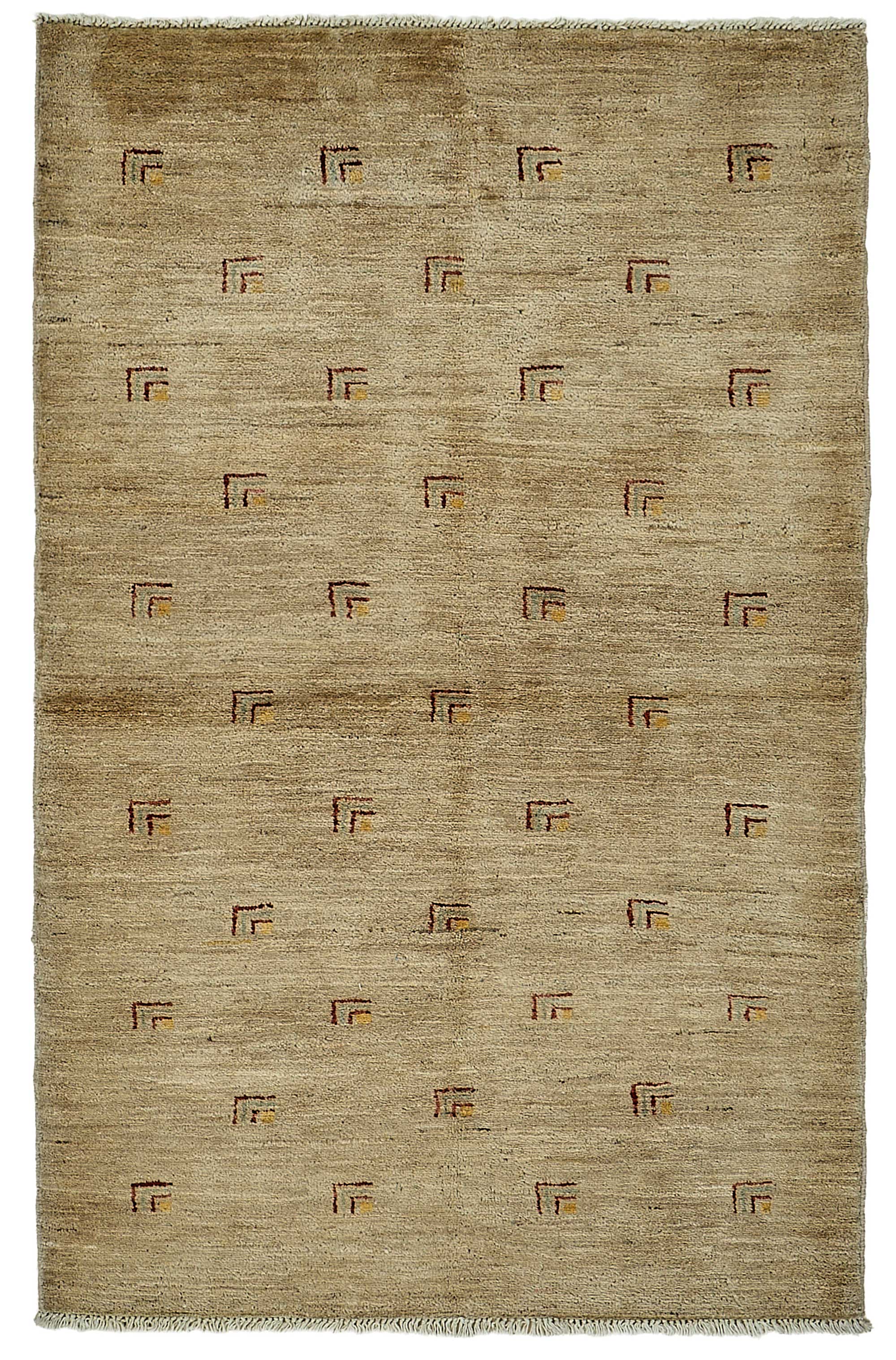 3x5 Beige Traditional Tribal Oushak Rug - 51390
