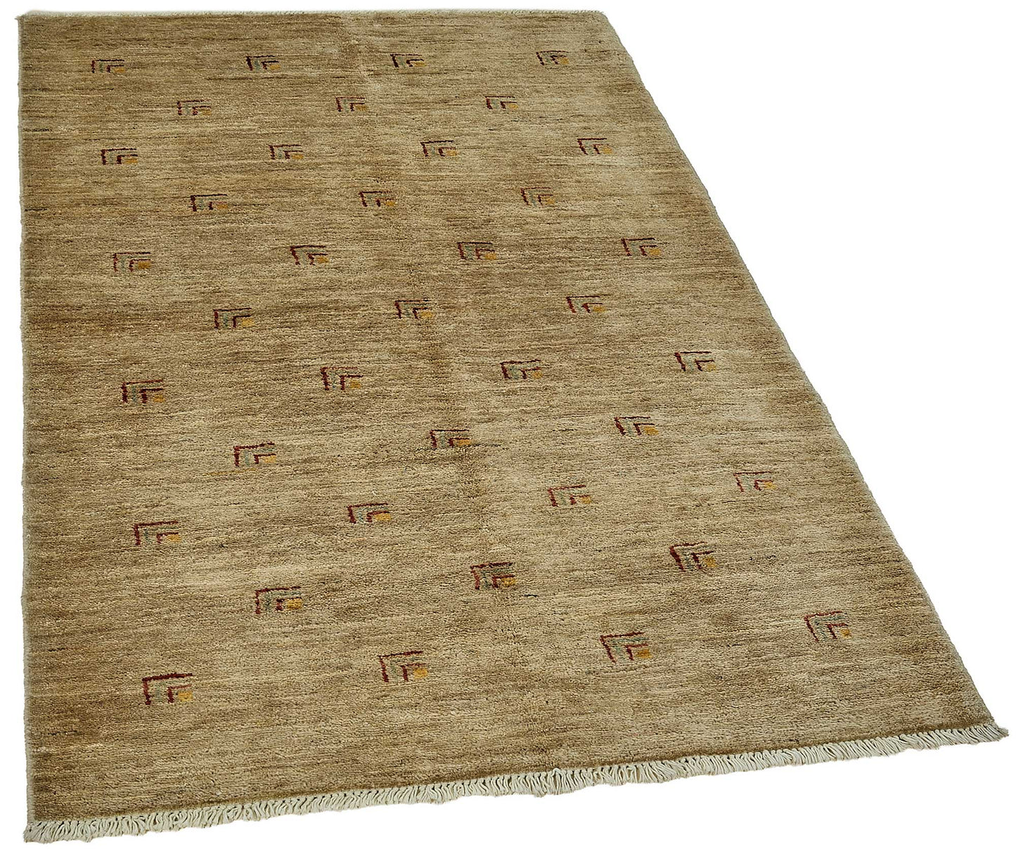 3x5 Beige Traditional Tribal Oushak Rug - 51390