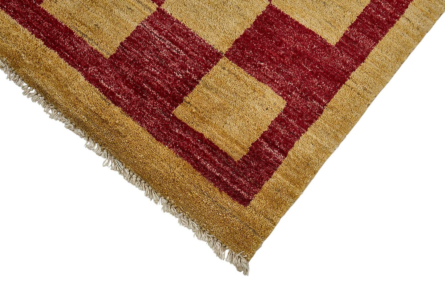 3x5 Red Contemporary Geometric Oushak Rug - 51391