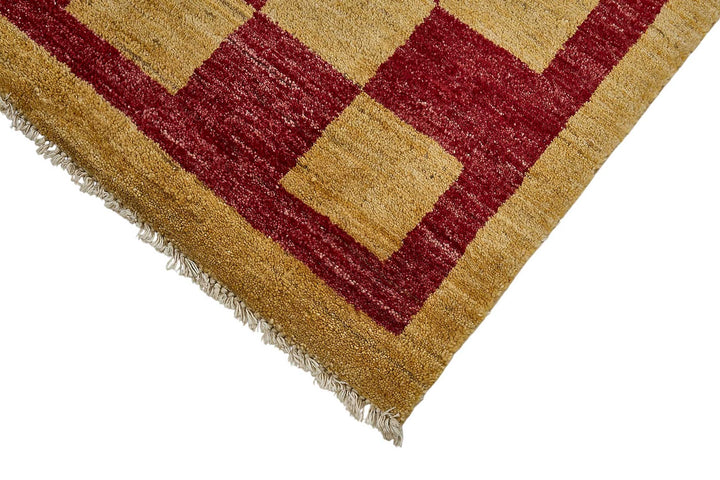 3x5 Red Contemporary Geometric Oushak Rug - 51391