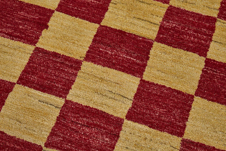 3x5 Red Contemporary Geometric Oushak Rug - 51391