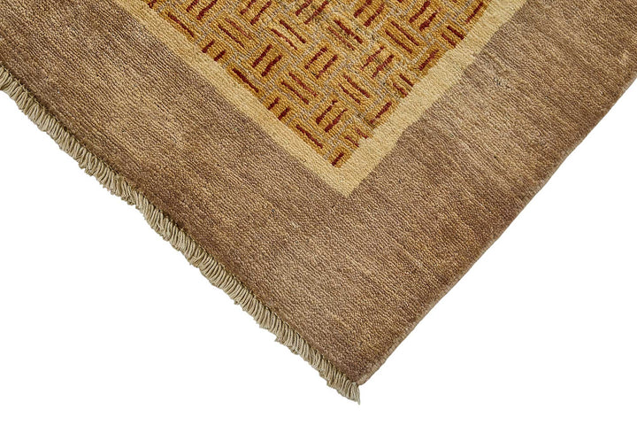 3x5 Brown Geometric Oushak Rug - 51392