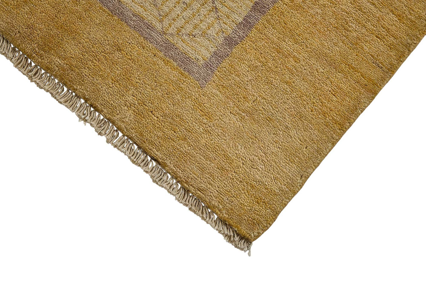 3x4 Beige Geometric Oushak Rug - 51396