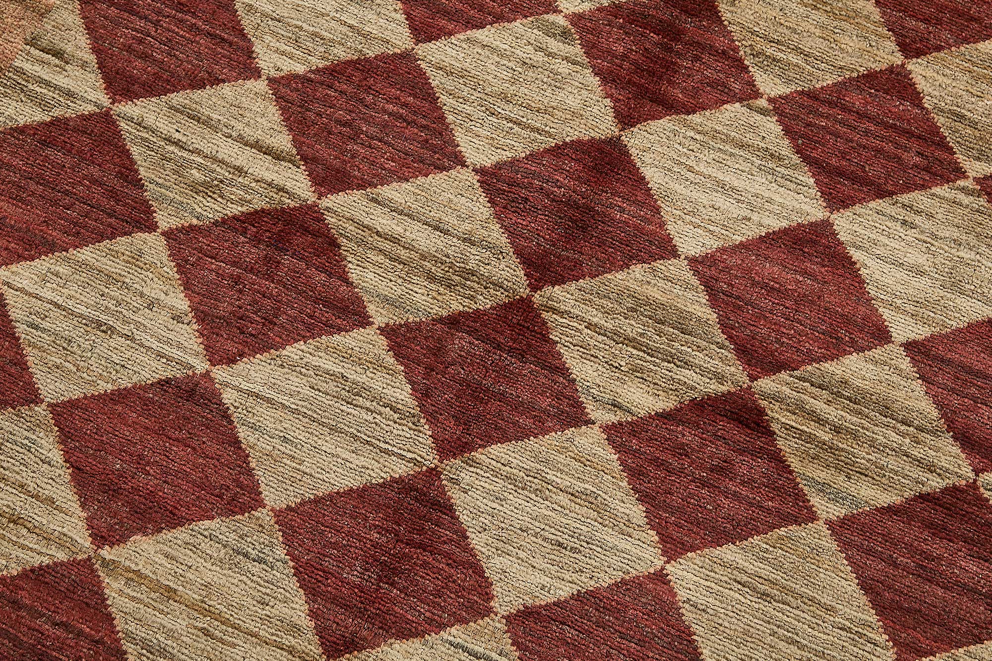3x5 Beige Handmade Geometric Oushak Rug - 51397