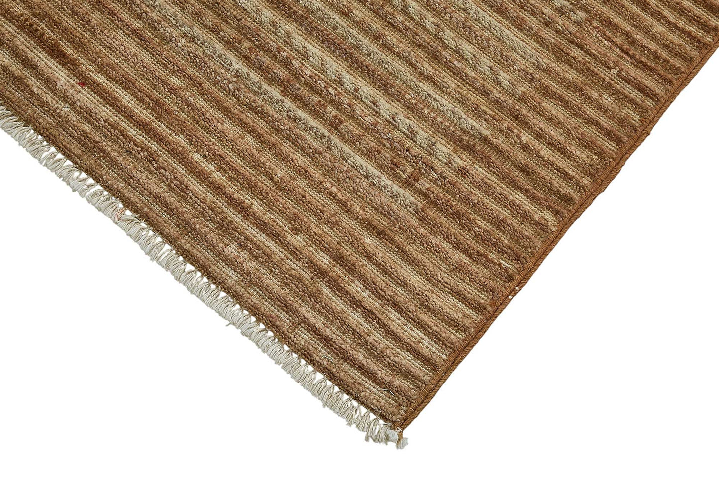 3x5 Brown Handmade Striped Oushak Rug - 51398