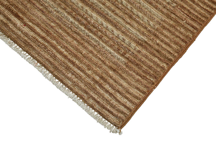 3x5 Brown Handmade Striped Oushak Rug - 51398