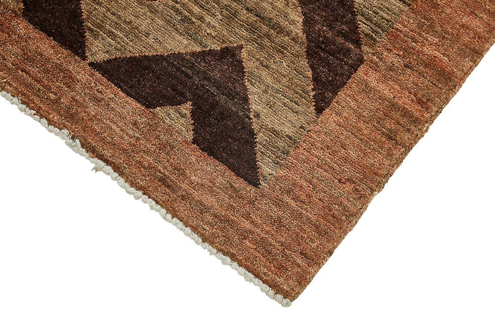 3x5 Brown Traditional Geometric Oushak Rug - 51402