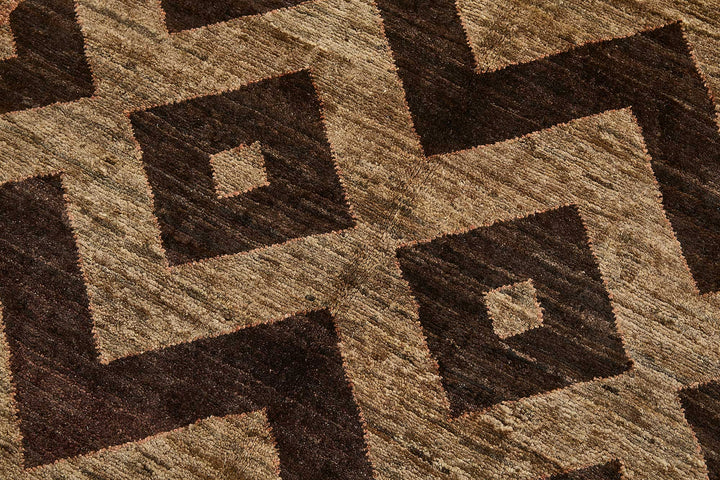 3x5 Brown Traditional Geometric Oushak Rug - 51402