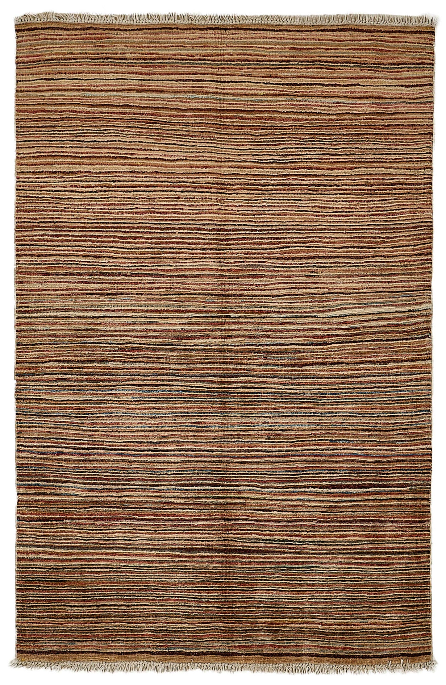 3x5 Beige Striped Oushak Rug - 51404