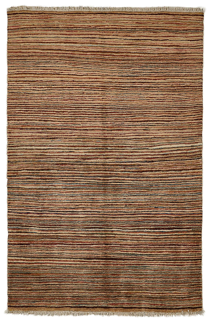 3x5 Beige Striped Oushak Rug - 51404