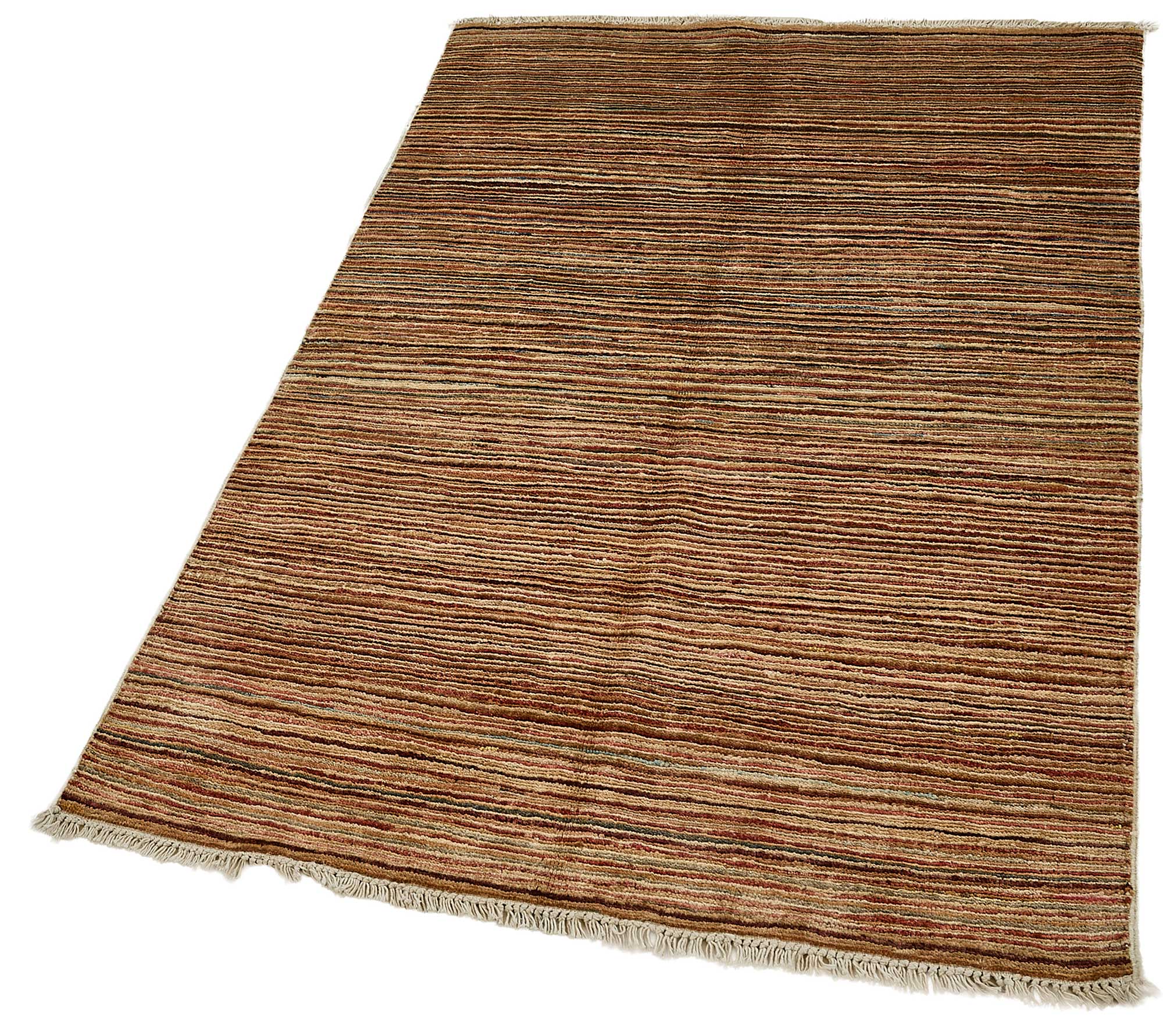 3x5 Beige Striped Oushak Rug - 51404