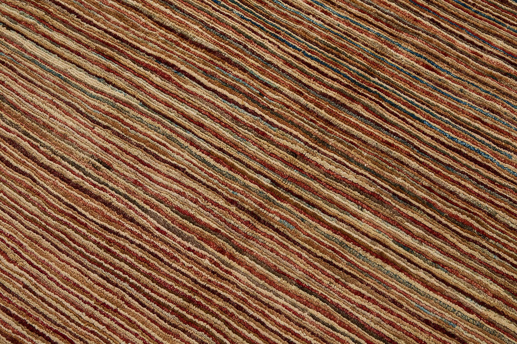 3x5 Beige Striped Oushak Rug - 51404