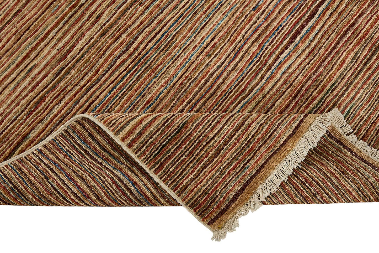 3x5 Beige Striped Oushak Rug - 51404