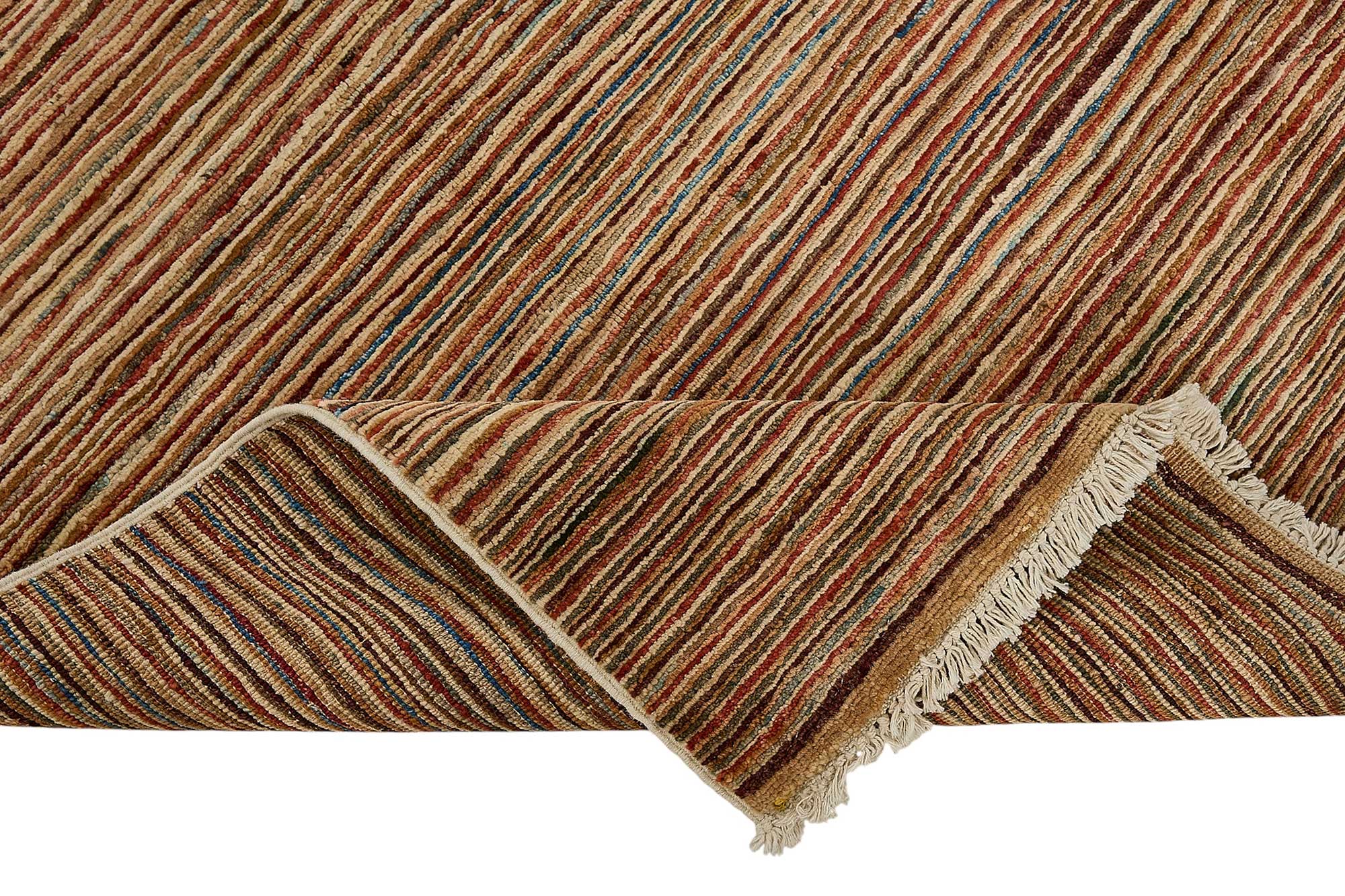 3x5 Beige Striped Oushak Rug - 51404