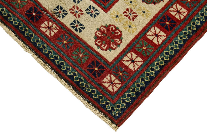 3x10 Red Tribal Geometric Oushak Rug - 51408