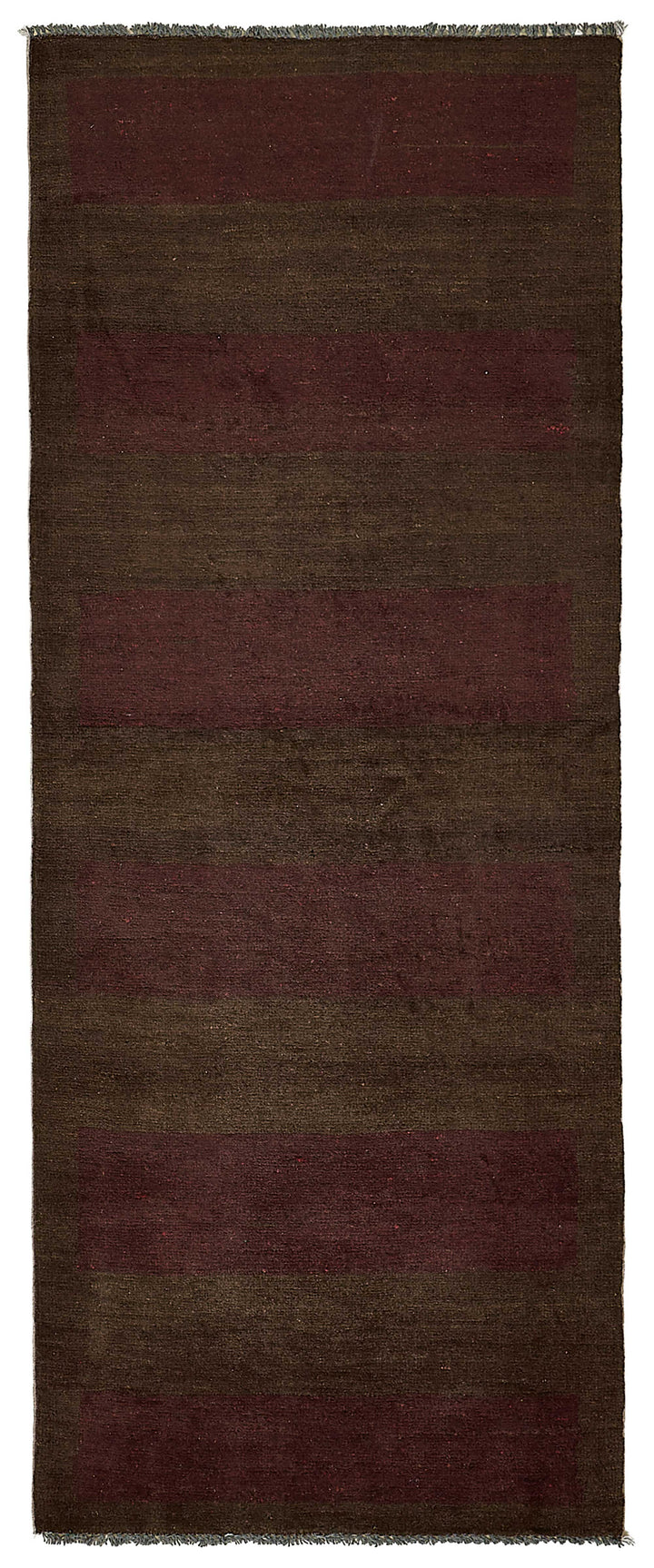 2x6 Brown Striped Oushak Rug - 51416