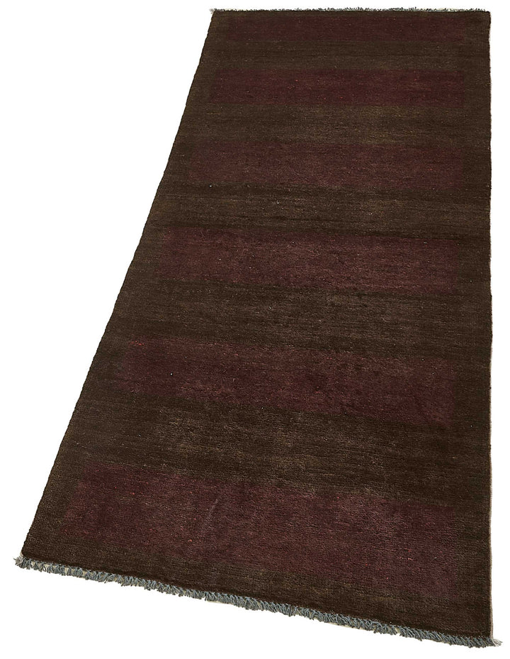 2x6 Brown Striped Oushak Rug - 51416