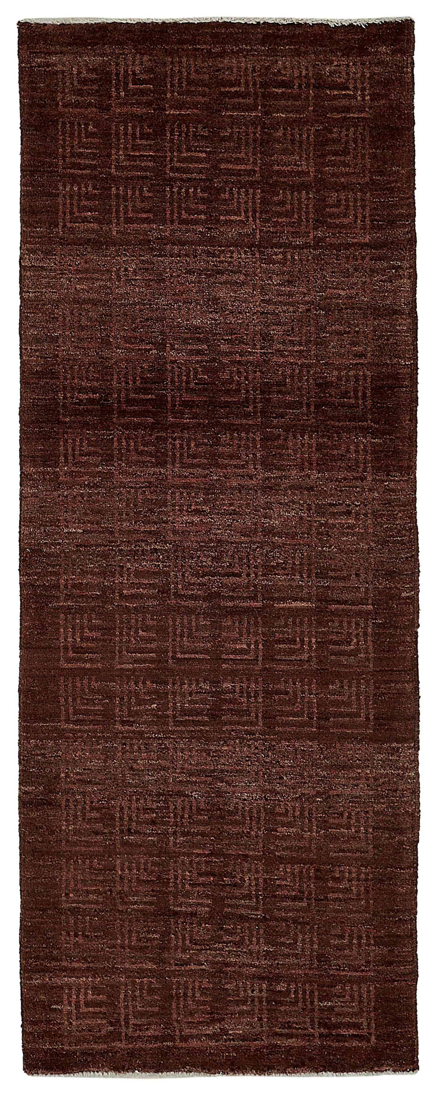 2x6 Purple Contemporary Geometric Oushak Rug - 51419