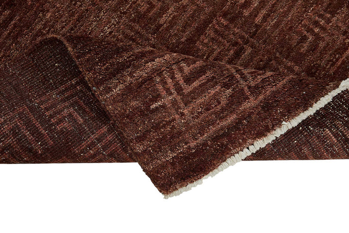 2x6 Purple Contemporary Geometric Oushak Rug - 51419