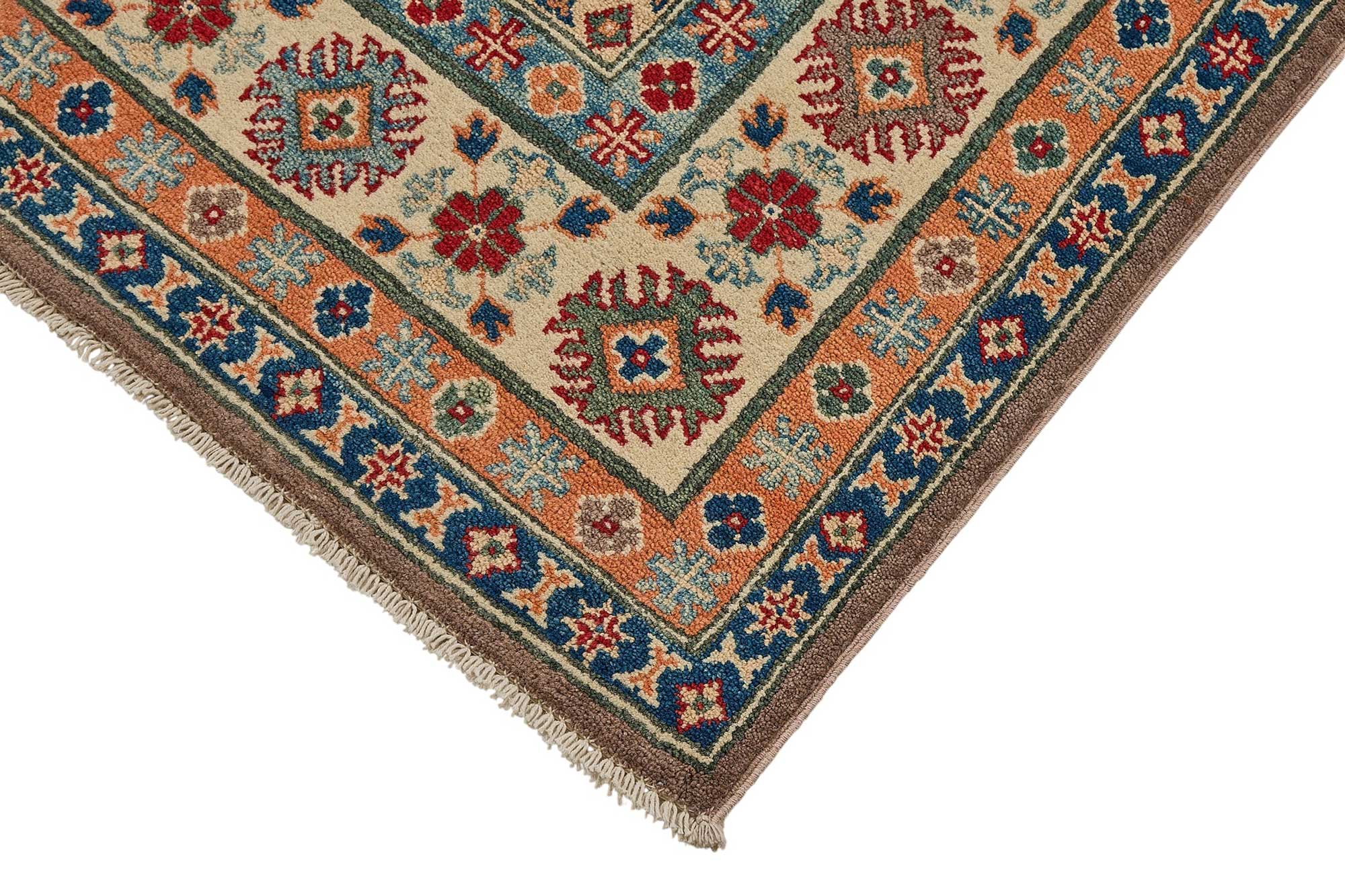 6x9 Brown Tribal Geometric Oushak Rug - 51460