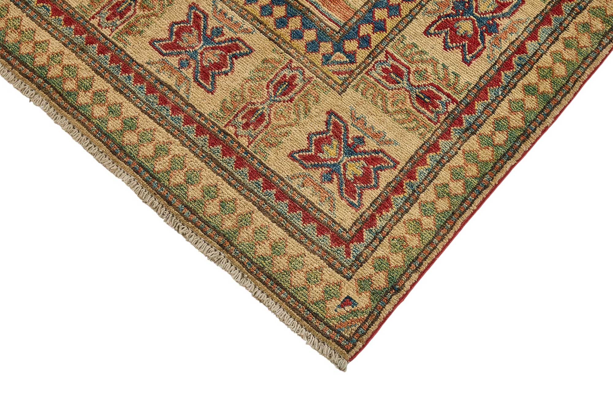 7x9 Beige Traditional Floral Medallion Oushak Rug - 51462