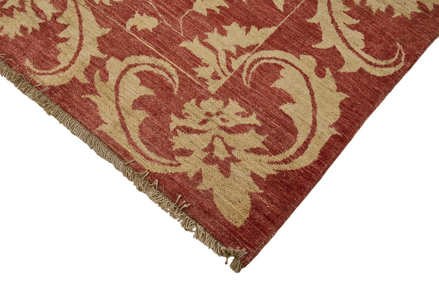 8x8 Red Floral Oushak Rug - 51464