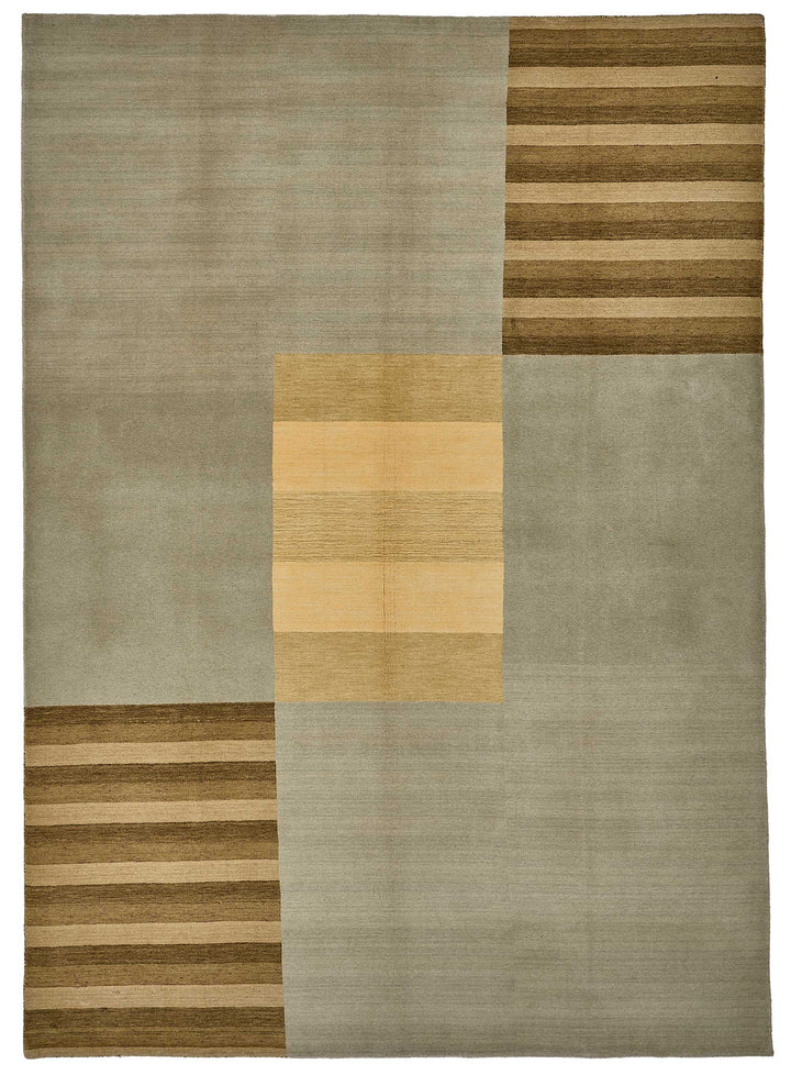 8x11 Beige Handmade Contemporary Oushak Rug - 51466