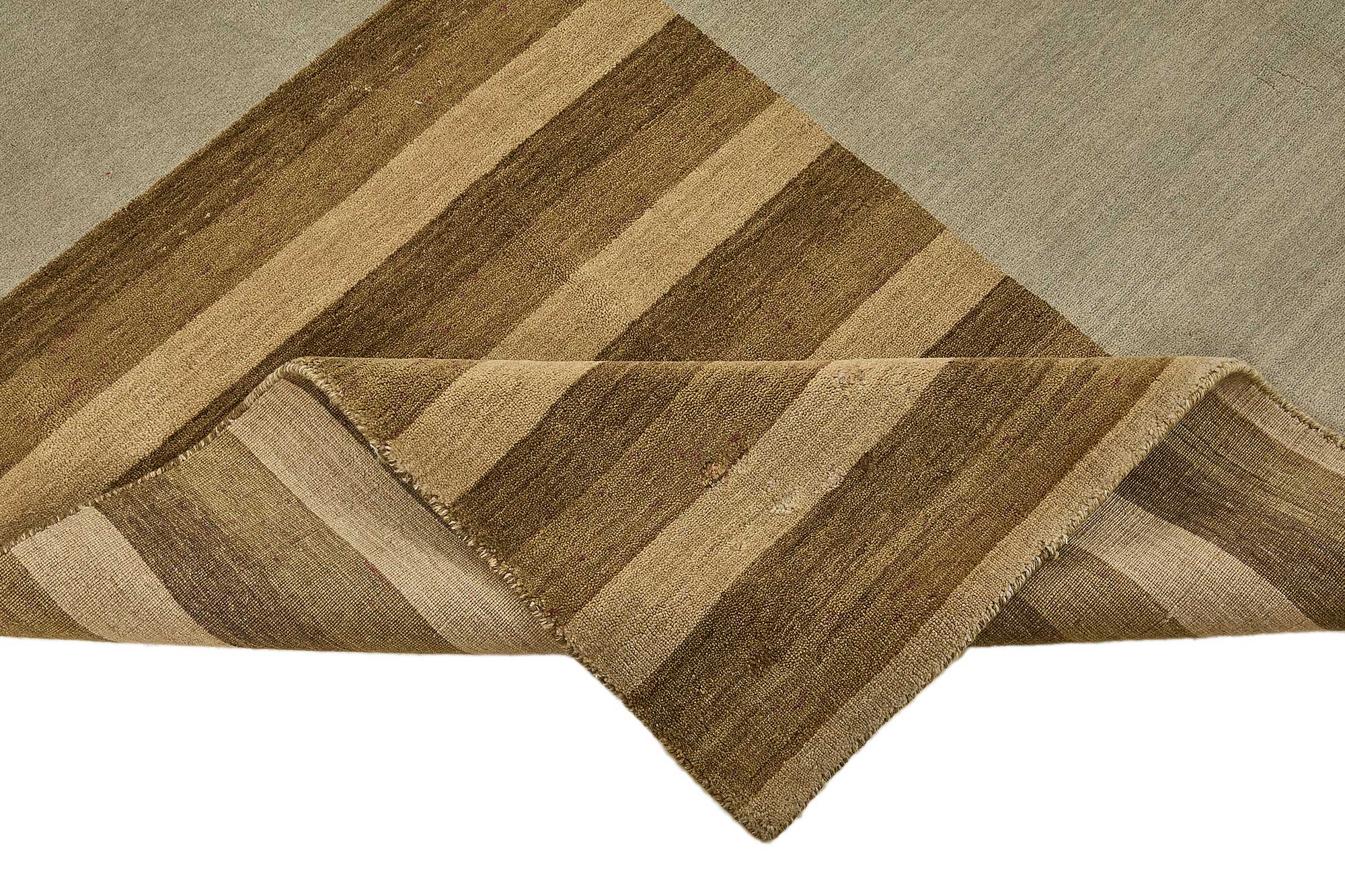 8x11 Beige Handmade Contemporary Oushak Rug - 51466