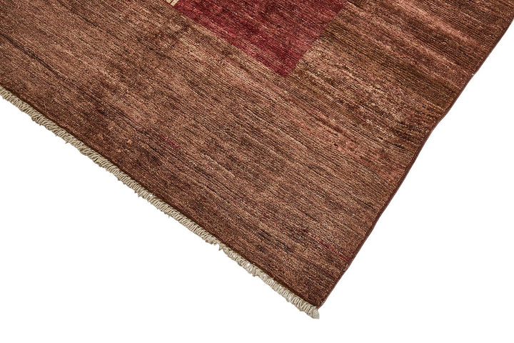 6x9 Red Traditional Geometric Oushak Rug - 51470