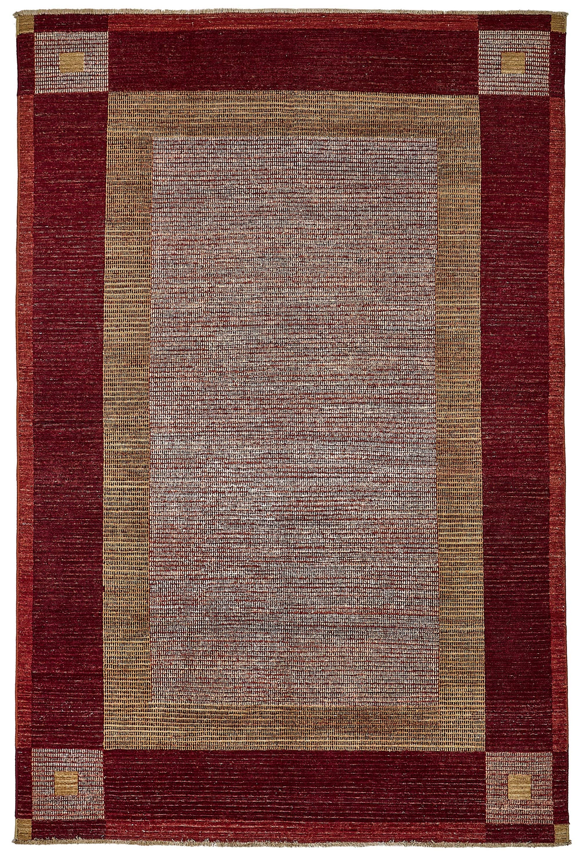 6x10 Red Turkish Contemporary Oushak Rug - 51471