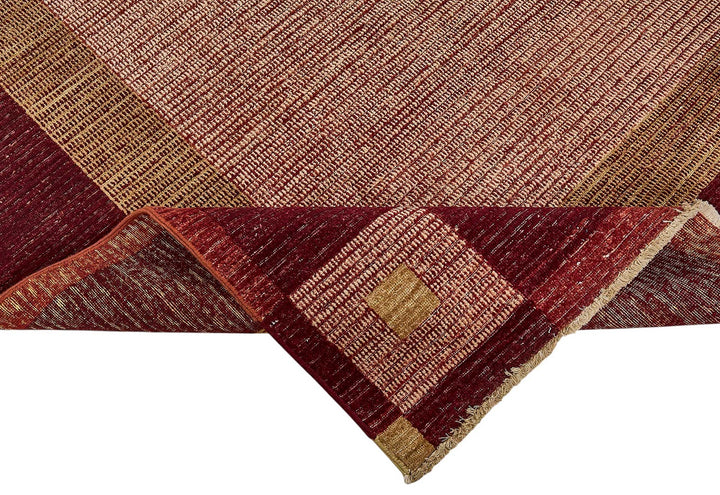 6x10 Red Turkish Contemporary Oushak Rug - 51471