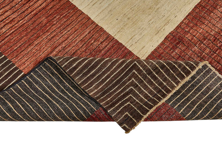 6x10 Brown Contemporary Oushak Rug - 51472