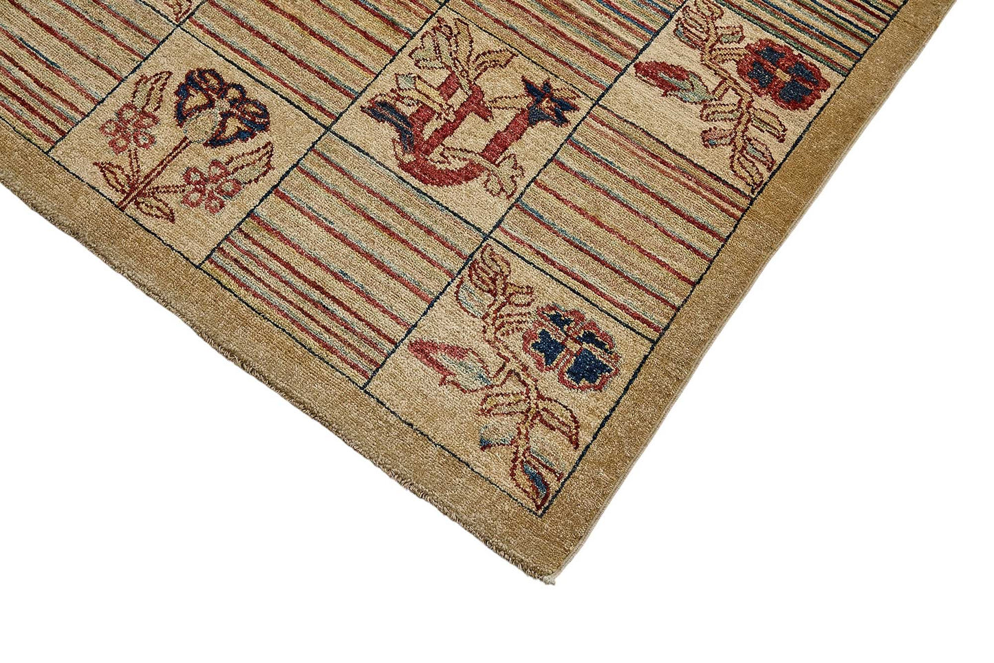9x12 Beige Handmade Traditional Oushak Rug - 51479