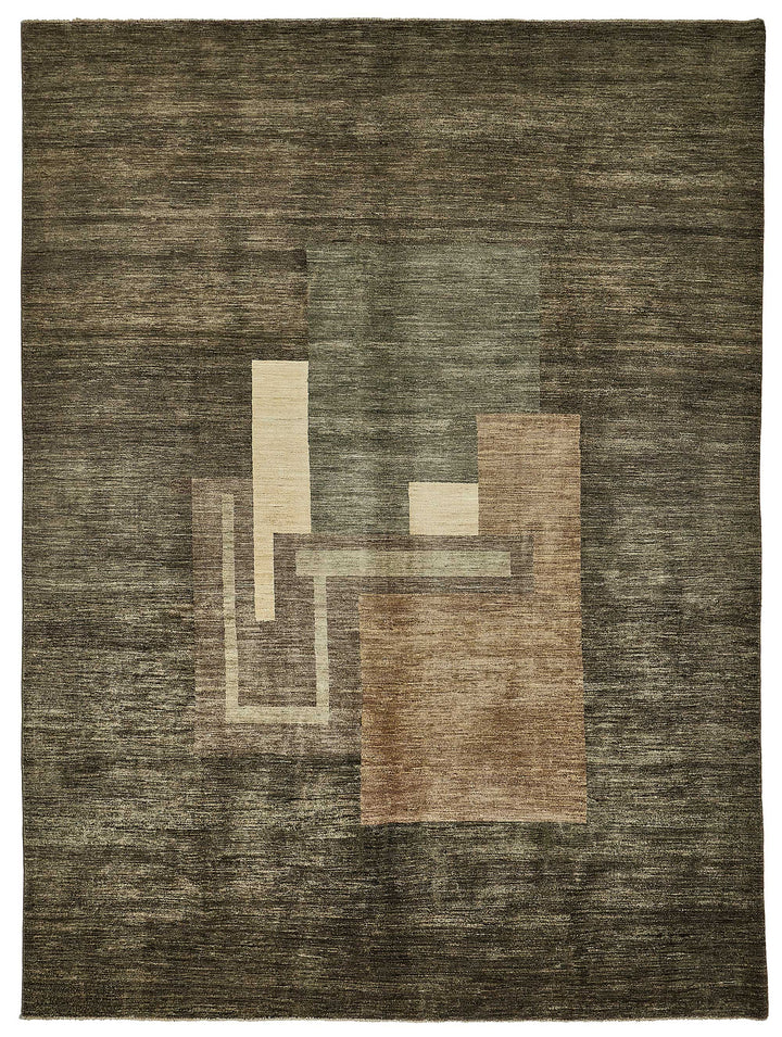 8x11 Grey Turkish Contemporary Oushak Rug - 51483