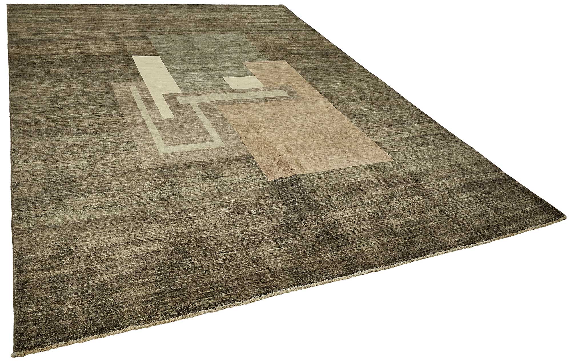 8x11 Grey Turkish Contemporary Oushak Rug - 51483