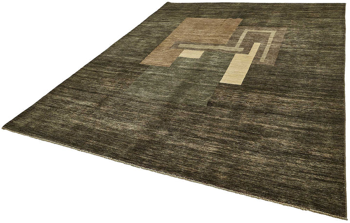 8x11 Grey Turkish Contemporary Oushak Rug - 51483