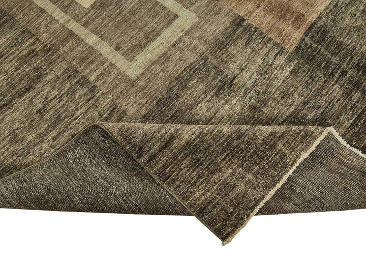 8x11 Grey Turkish Contemporary Oushak Rug - 51483