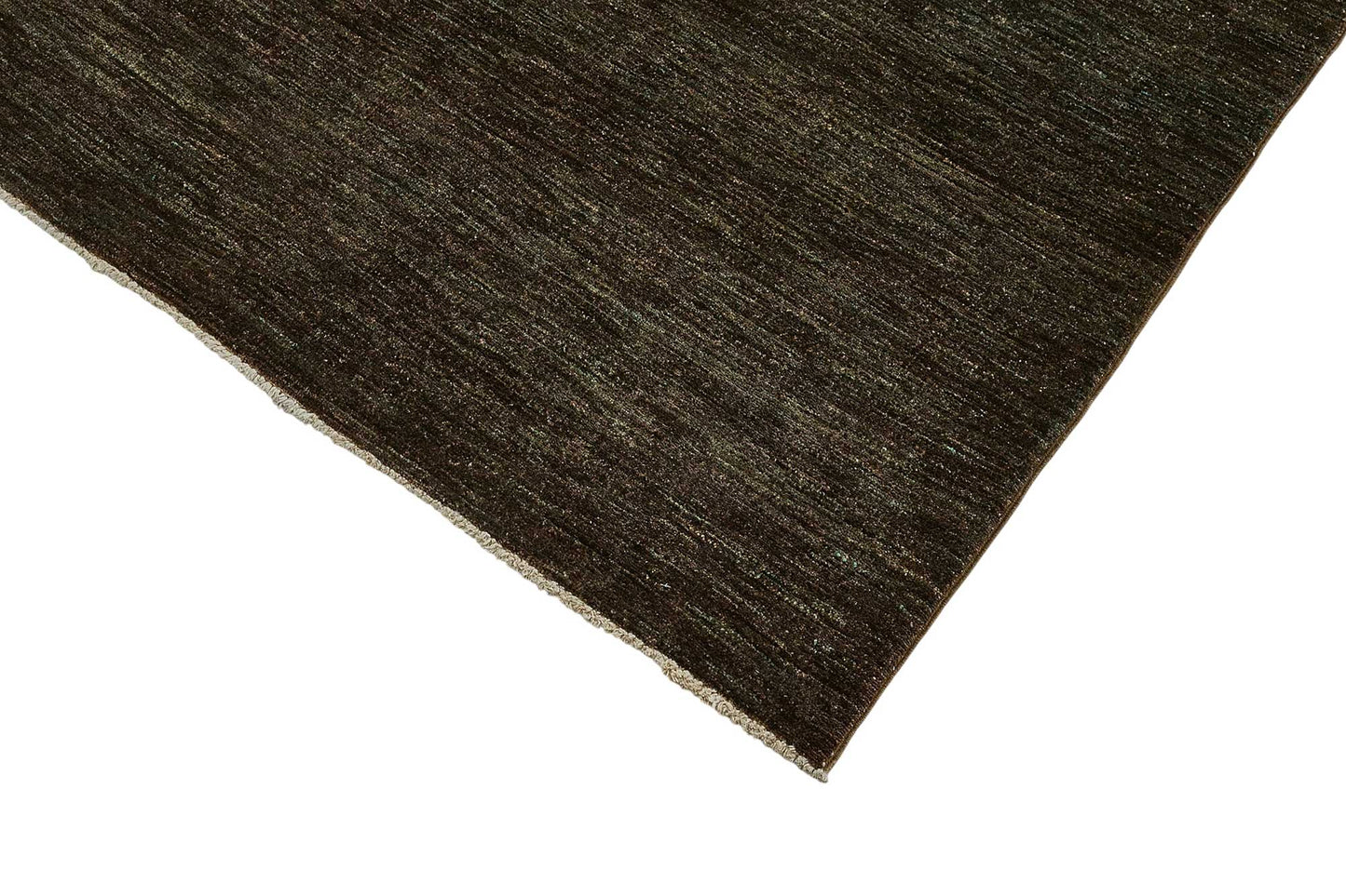 8x10 Brown Handmade Contemporary Oushak Rug - 51486