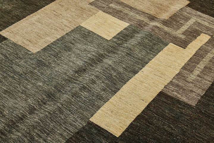 8x10 Brown Handmade Contemporary Oushak Rug - 51486