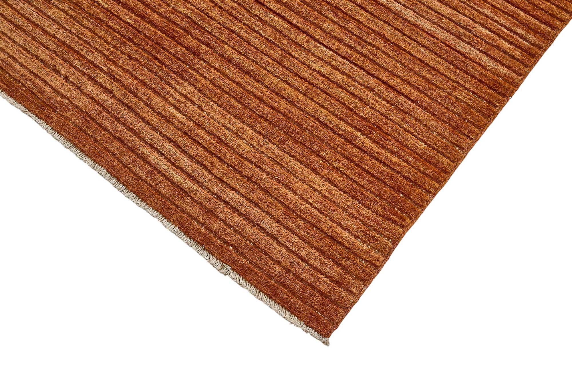 8x9 Orange Modern Solid Oushak Rug - 51487