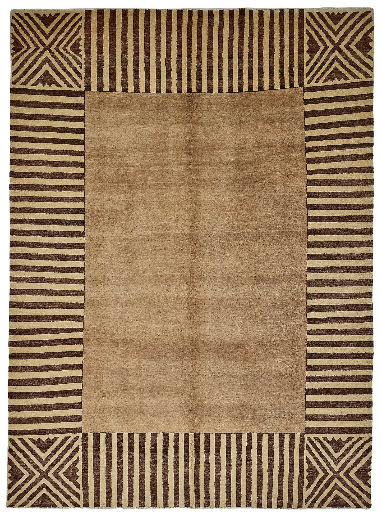 8x12 Beige Modern Oushak Rug - 51489
