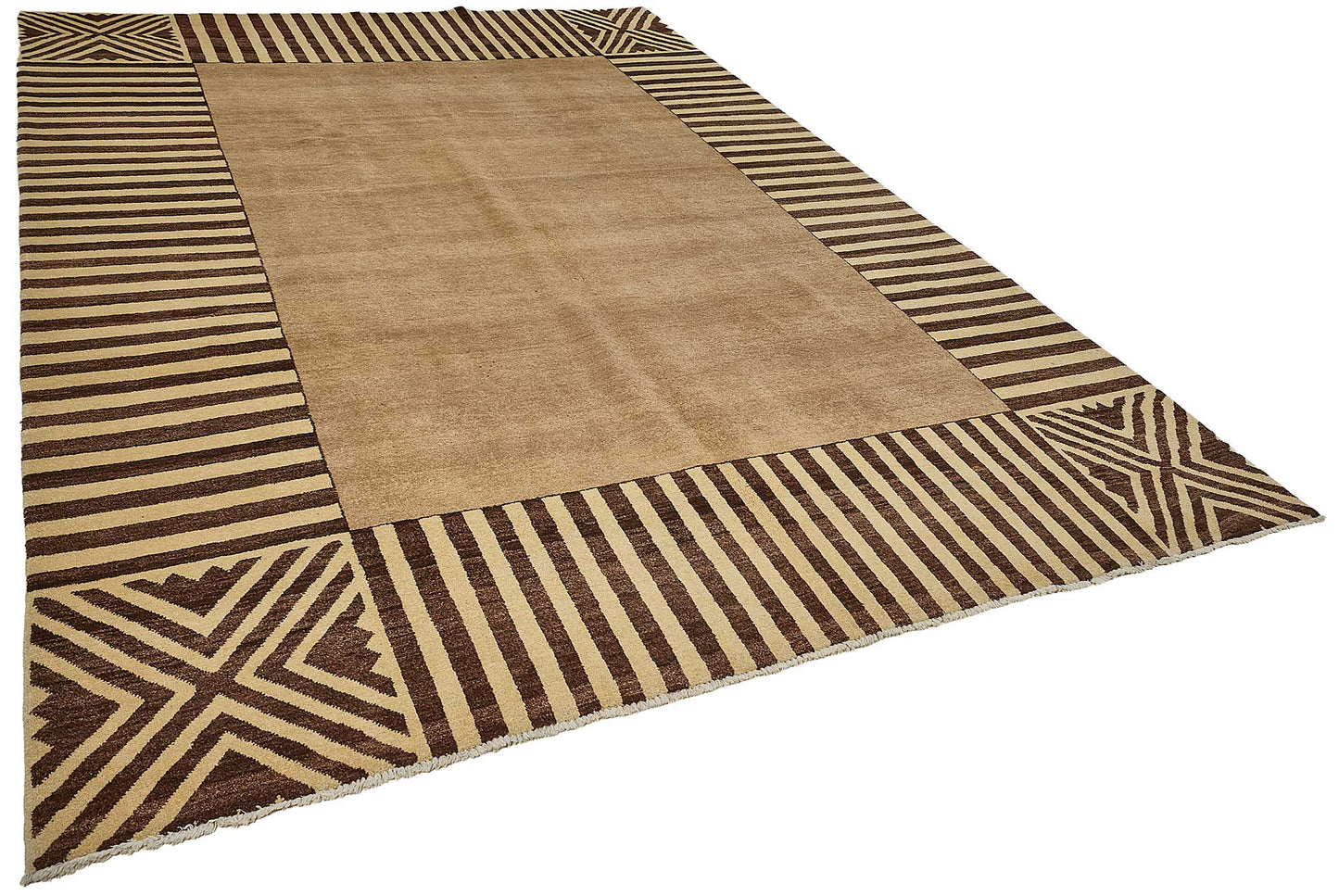 8x12 Beige Modern Oushak Rug - 51489
